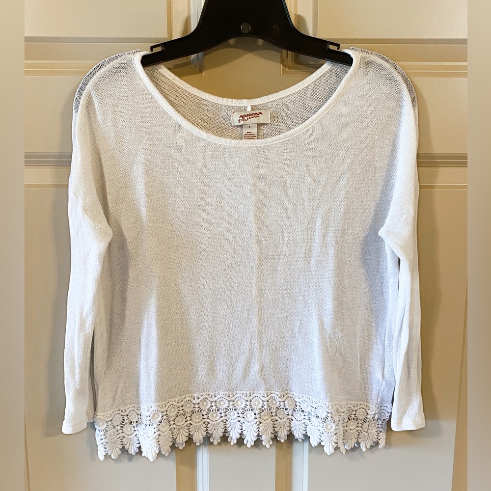 Arizona Jeans Lace Detail Long Sleeve | Women’s | S